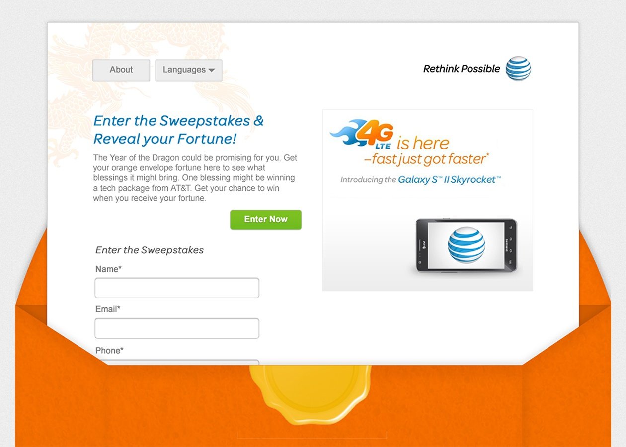 AT&T Orange Envelope